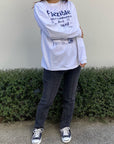 "Flexible" print L/S Tee