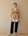 Logo sweat cardigan