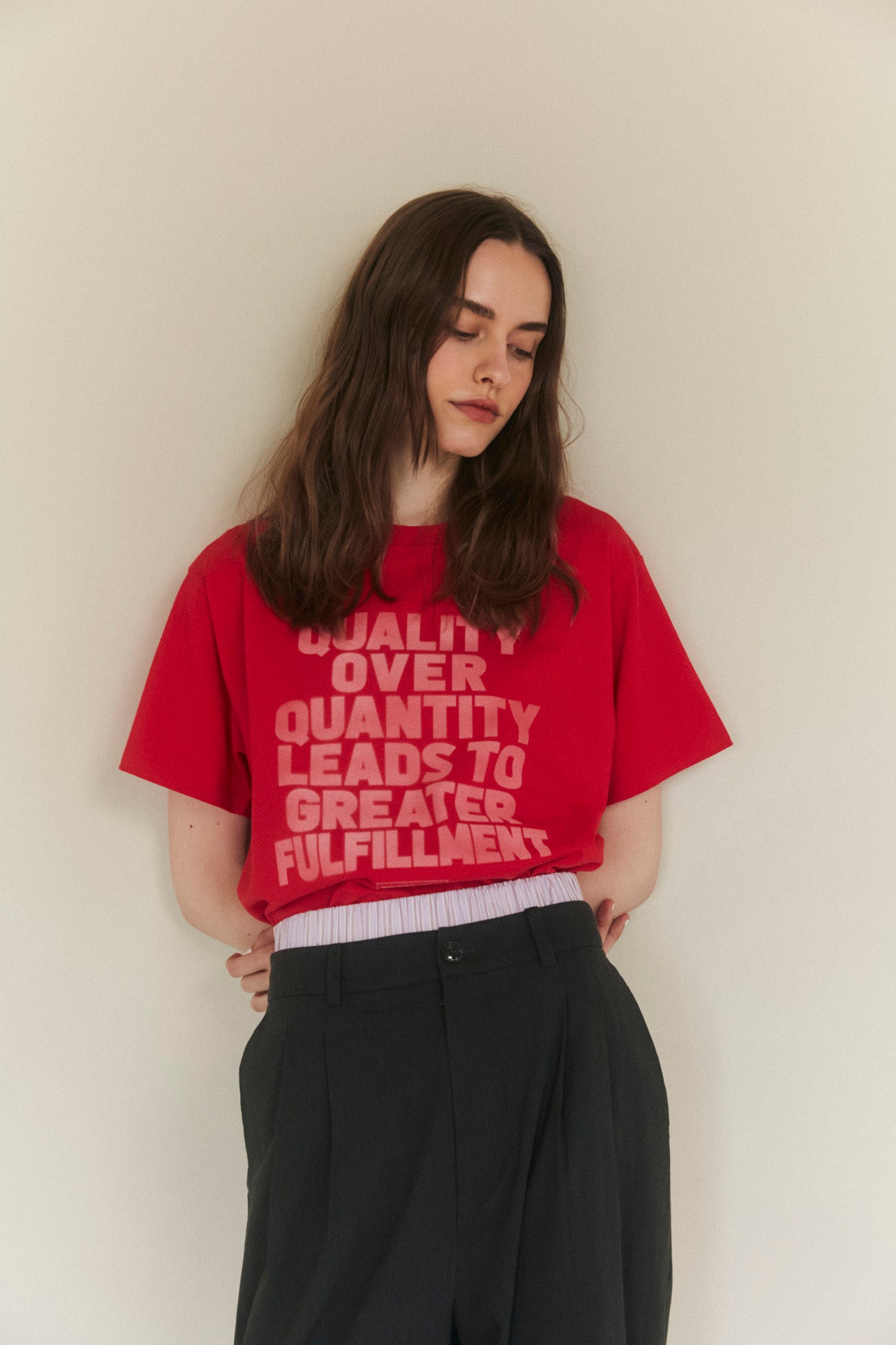 QUALITY OVER tee – +81BRANCA