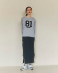 Back cross L/S tee