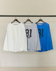 Back cross L/S tee