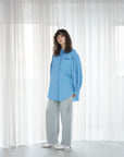 Tucked hem Sweat Pants