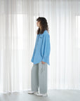 Tucked hem Sweat Pants