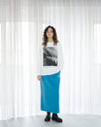 Embroidery Boa Skirt