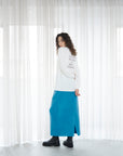 Embroidery Boa Skirt