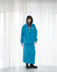 Embroidery Boa Skirt