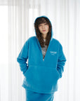 Embroidery Boa Hoodie