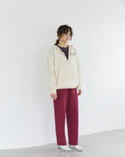 Tucked hem Sweat Pants
