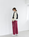 Tucked hem Sweat Pants