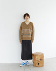 Double Neck Fair Isle Knit