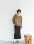 Double Neck Fair Isle Knit