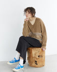 Double Neck Fair Isle Knit