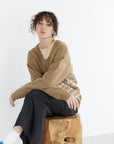 Double Neck Fair Isle Knit