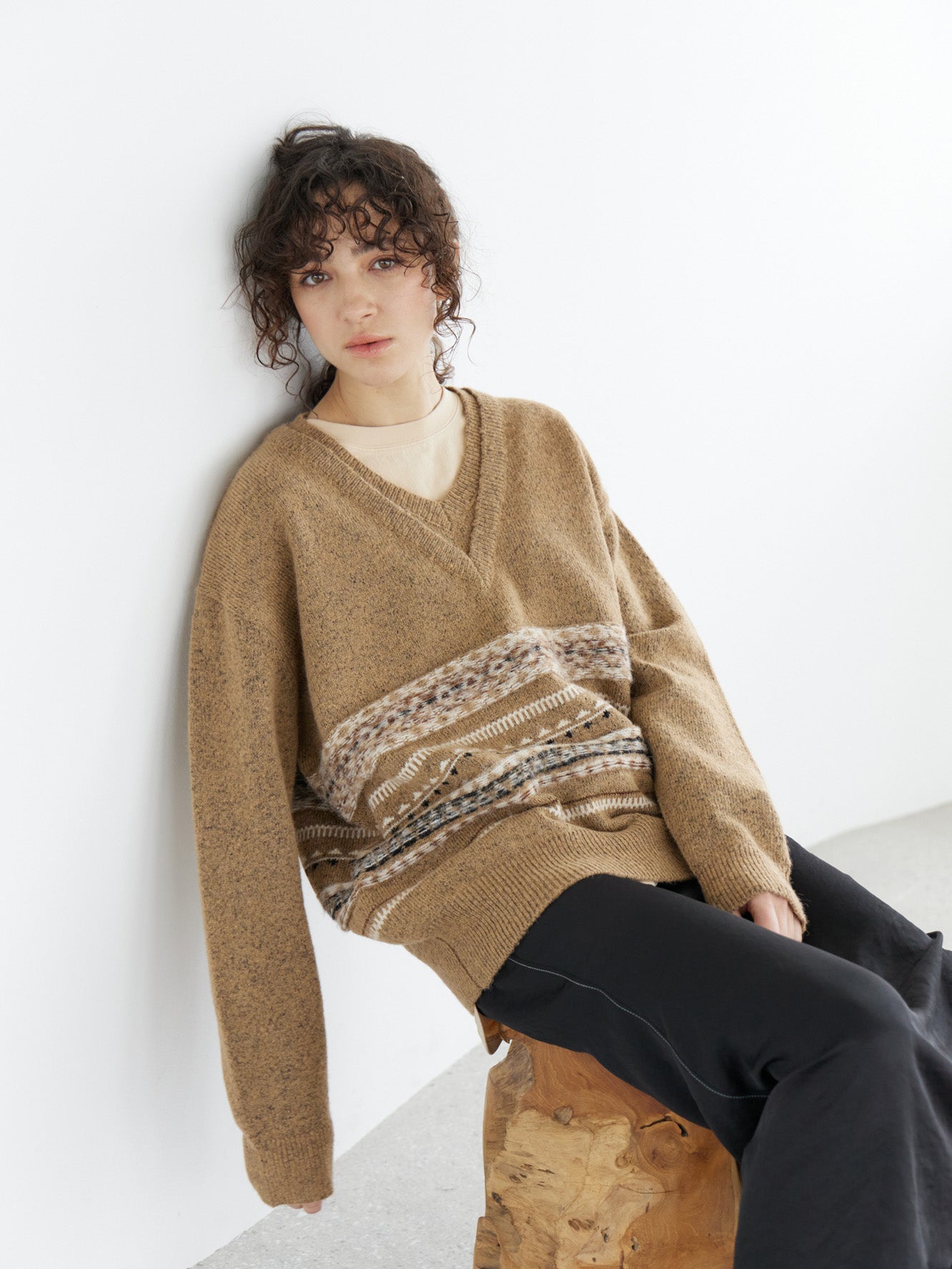KNIT – +81BRANCA +81BRANCA/ハチイチブランカ SLOBE別注 ペルーニット 