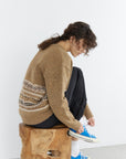 Double Neck Fair Isle Knit