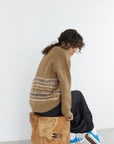 Double Neck Fair Isle Knit