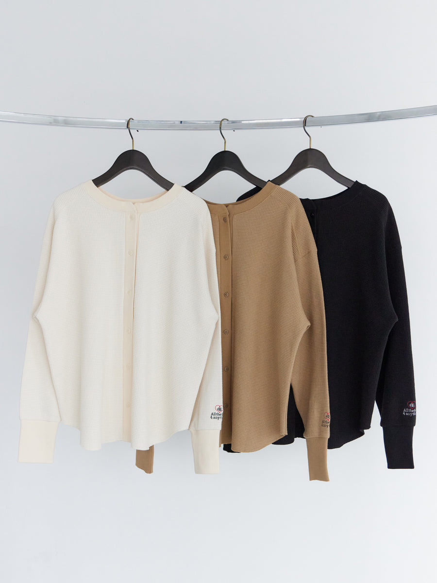 Waffle 2way Cardigan – +81BRANCA