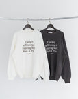 Sleeve conscious Sweat