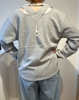 Back cross L/S tee