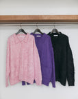 Collar cardigan