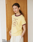 Peanuts ringer tee