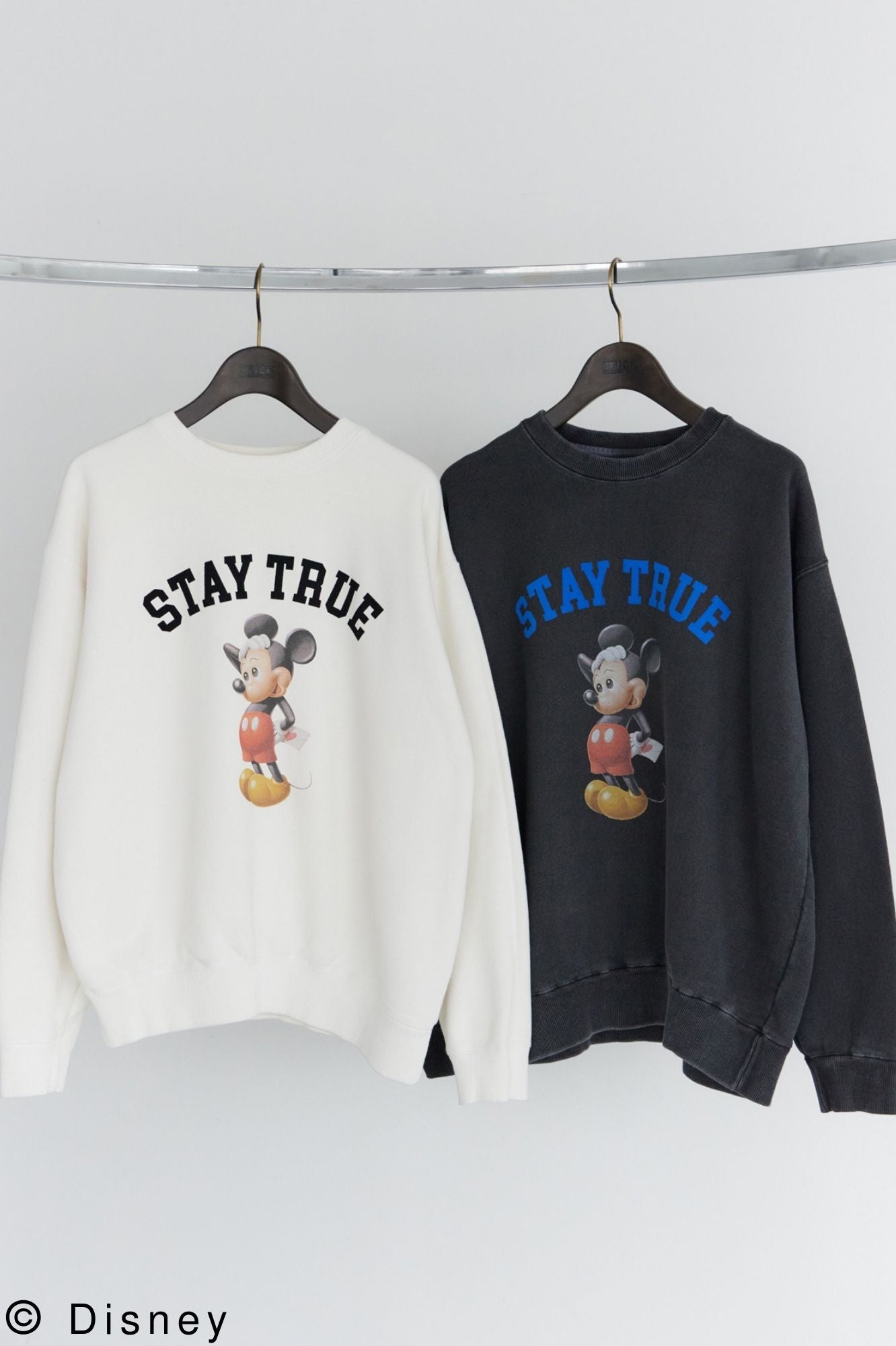 Mickey Mouse］Pigment dye Sweat – +81BRANCA