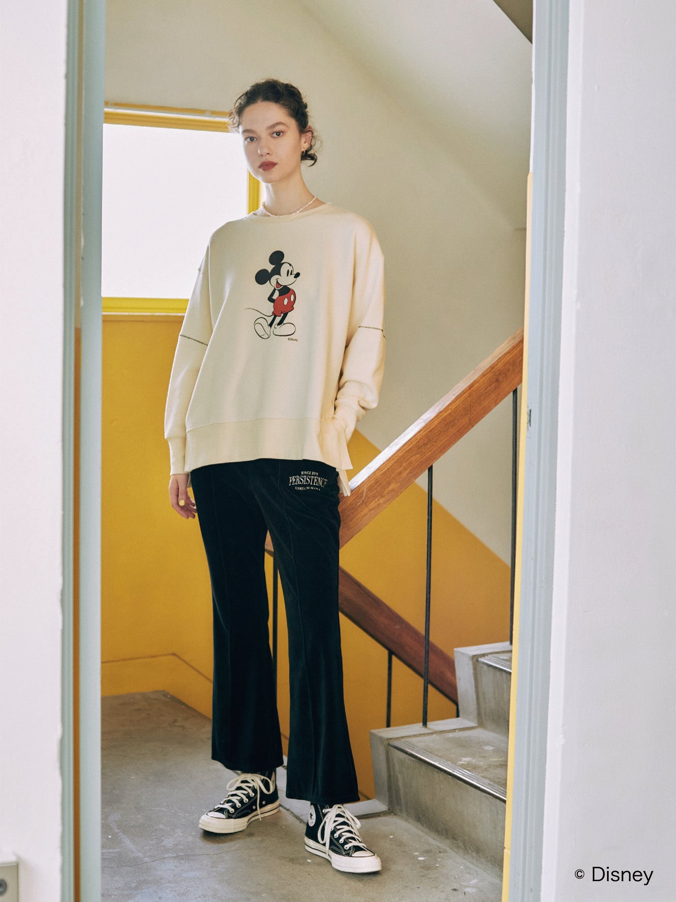 +81BRANCA 81ブランカ Mickey sweat Vintage sweat ［Mickey Mouse］ – +81BRANCA