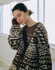 Alpaca wool hand knitting
