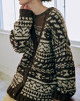 Alpaca wool hand knitting