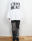 C `EST BEAU'' big tee