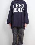 C `EST BEAU'' big tee