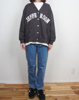 Logo sweat cardigan