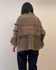 Mix colour yarn high neck PO
