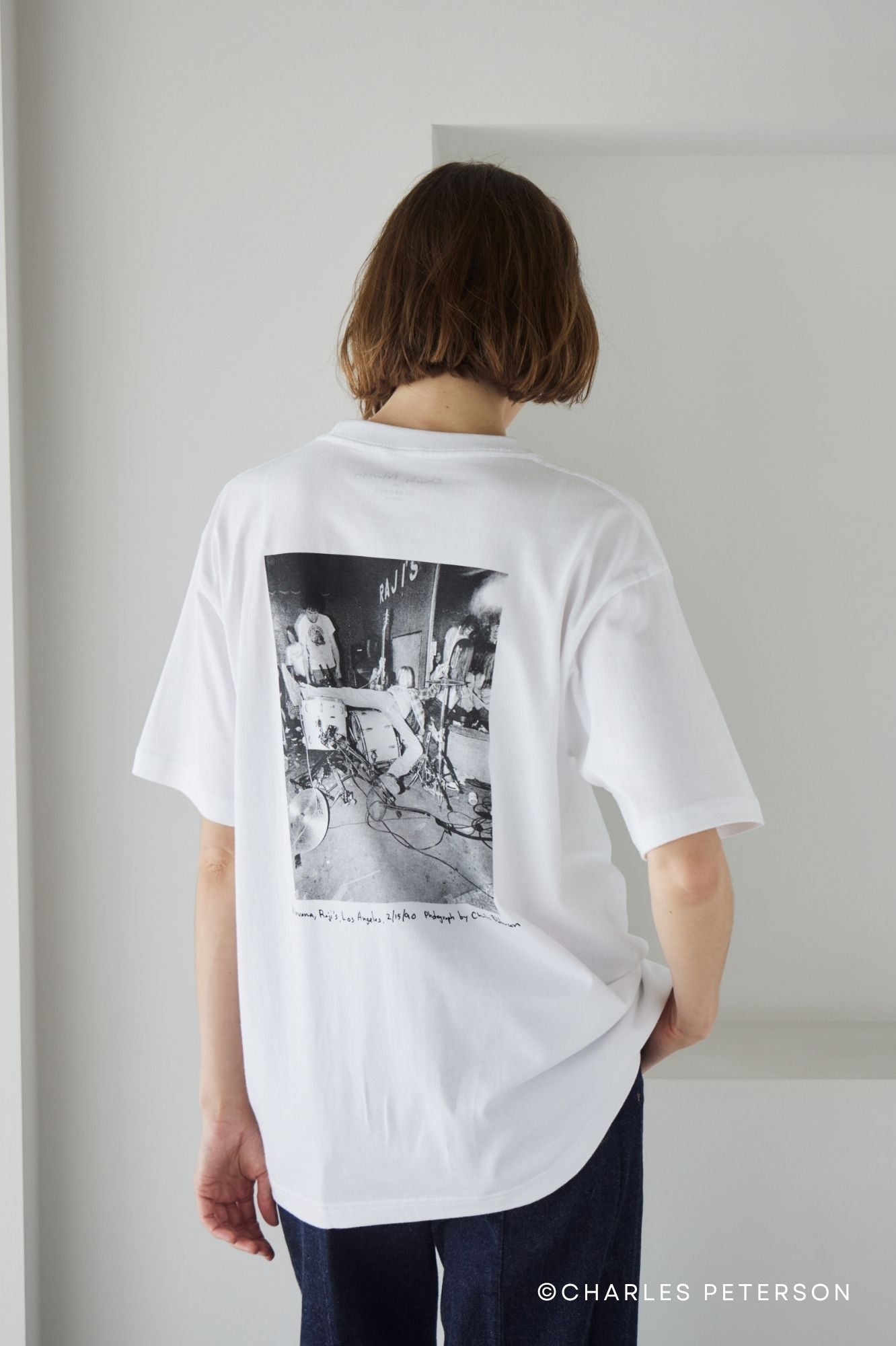 Charles Peterson-Kurt cobain PHOTO tee ①