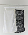 lace wrap-around skirt
