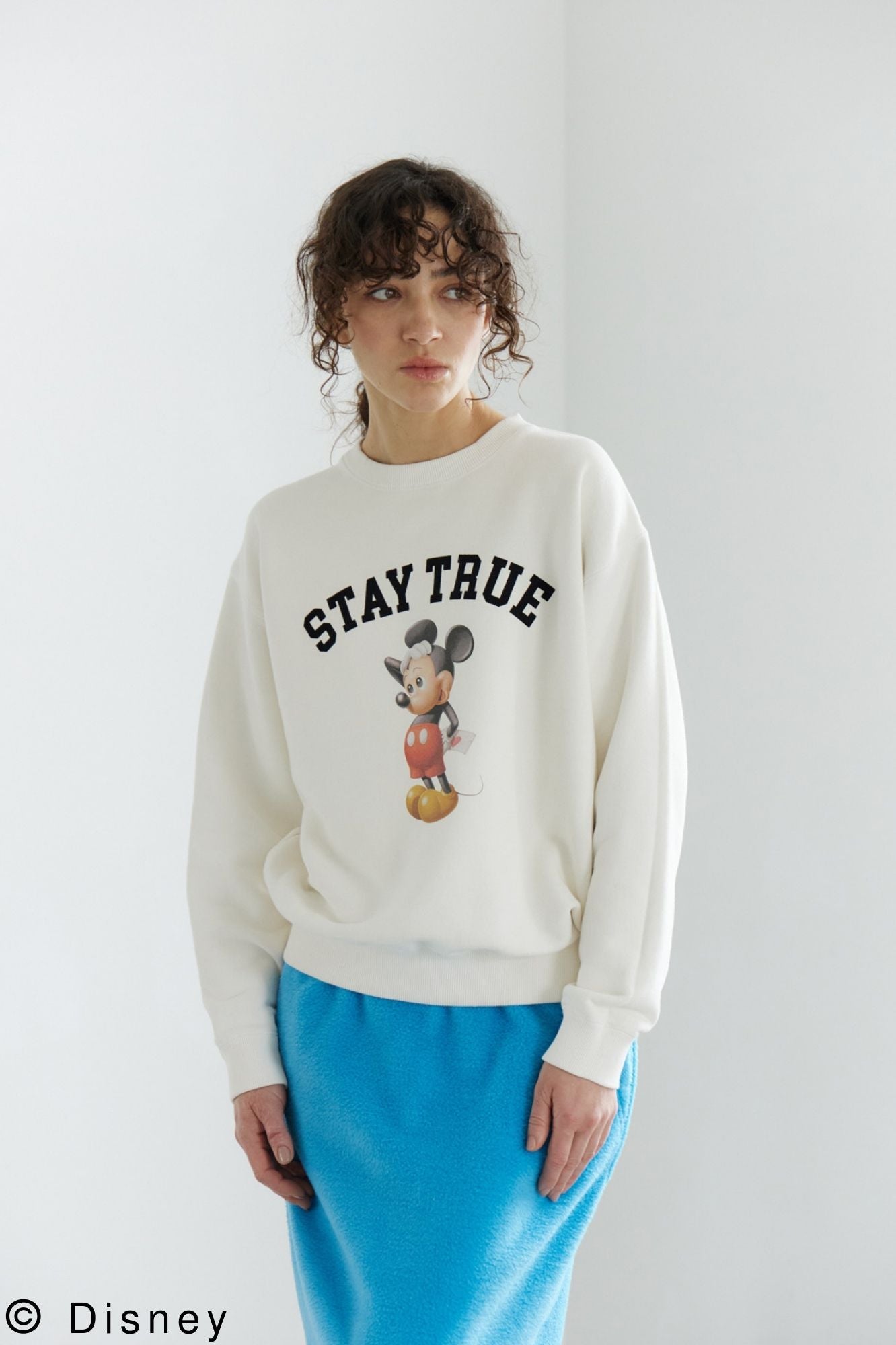 Mickey Mouse］Pigment dye Sweat – +81BRANCA