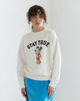 ［Mickey Mouse］Pigment dye Sweat