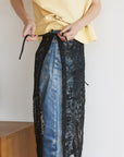 lace wrap-around skirt