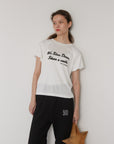 Sheer slub S/S tee
