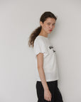 Sheer slub S/S tee
