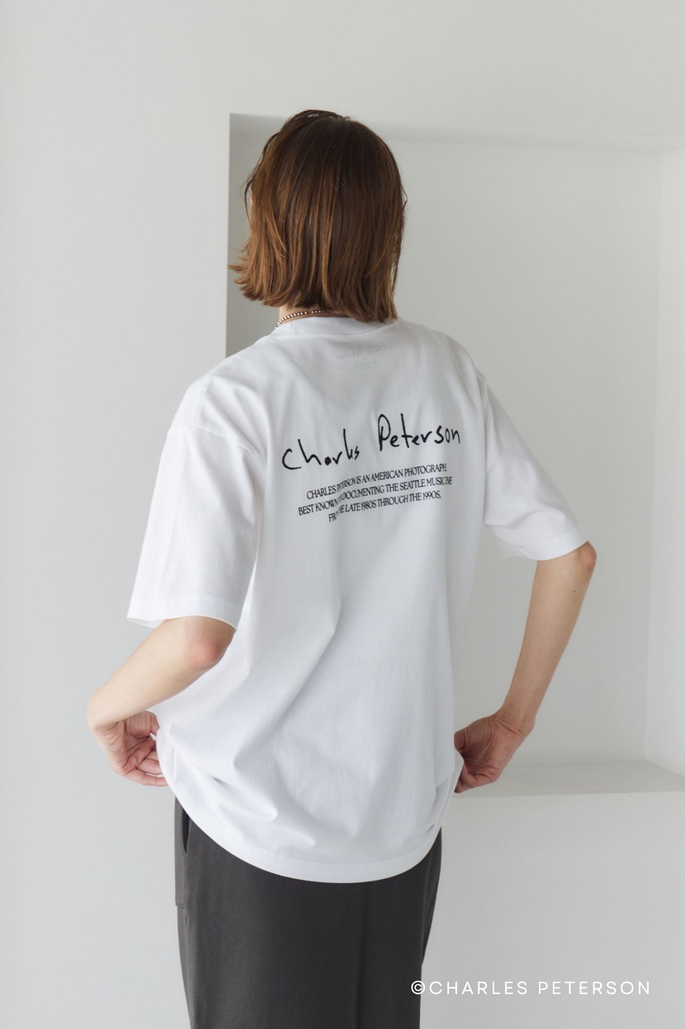 Charles Peterson-Kurt cobain PHOTO tee ②