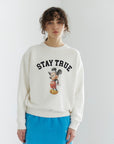 ［Mickey Mouse］Pigment dye Sweat