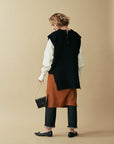 2way Aran Knit Vest