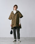 Quilting anorak Poncho