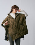 Quilting anorak Poncho