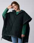 Quilting anorak Poncho