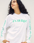 "It's All Right" print L/S Tee