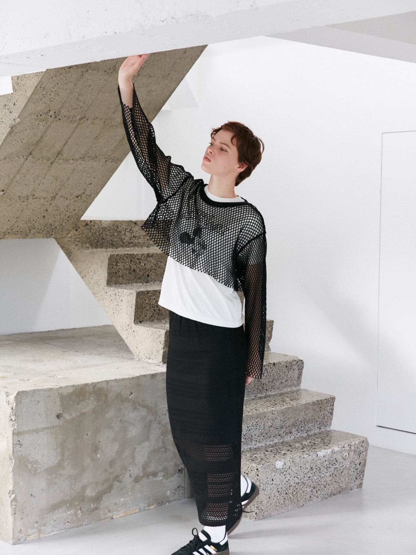 Big mesh L/S – +81BRANCA