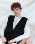 Glitter V/N vest