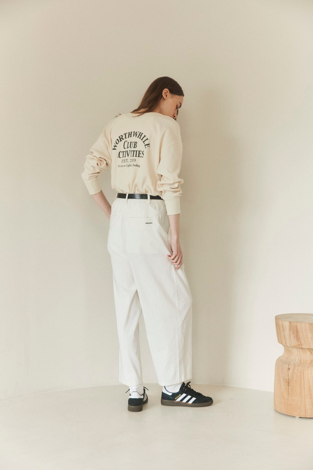 Waffle logo 2way TOPS – +81BRANCA